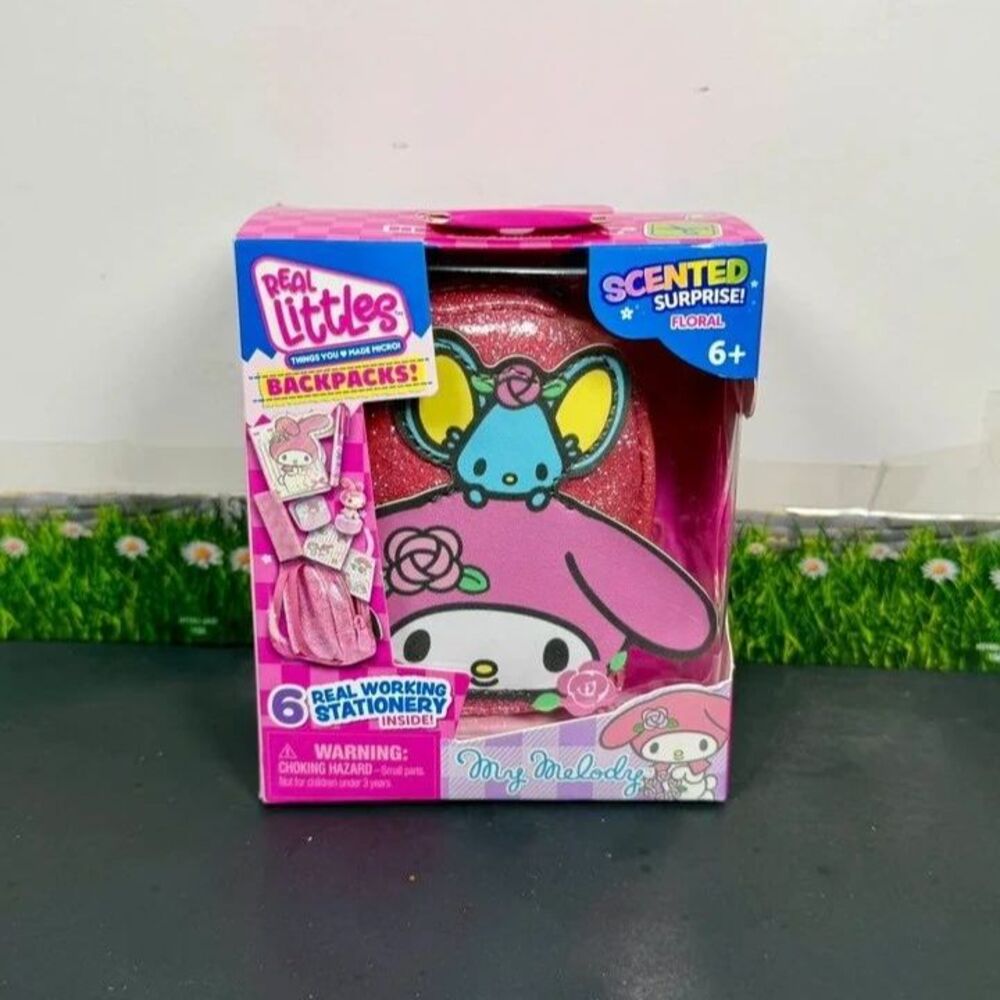 Real Littles Hello Kitty Scented My Melody Mini Backpack 6 Stationary Surprises
